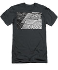 The Tax Man and His Ledger Black and White Paul Ward T-Shirt
