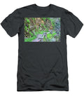 The Trail Between the Rocks and the Creek Martha Sherman T-Shirt