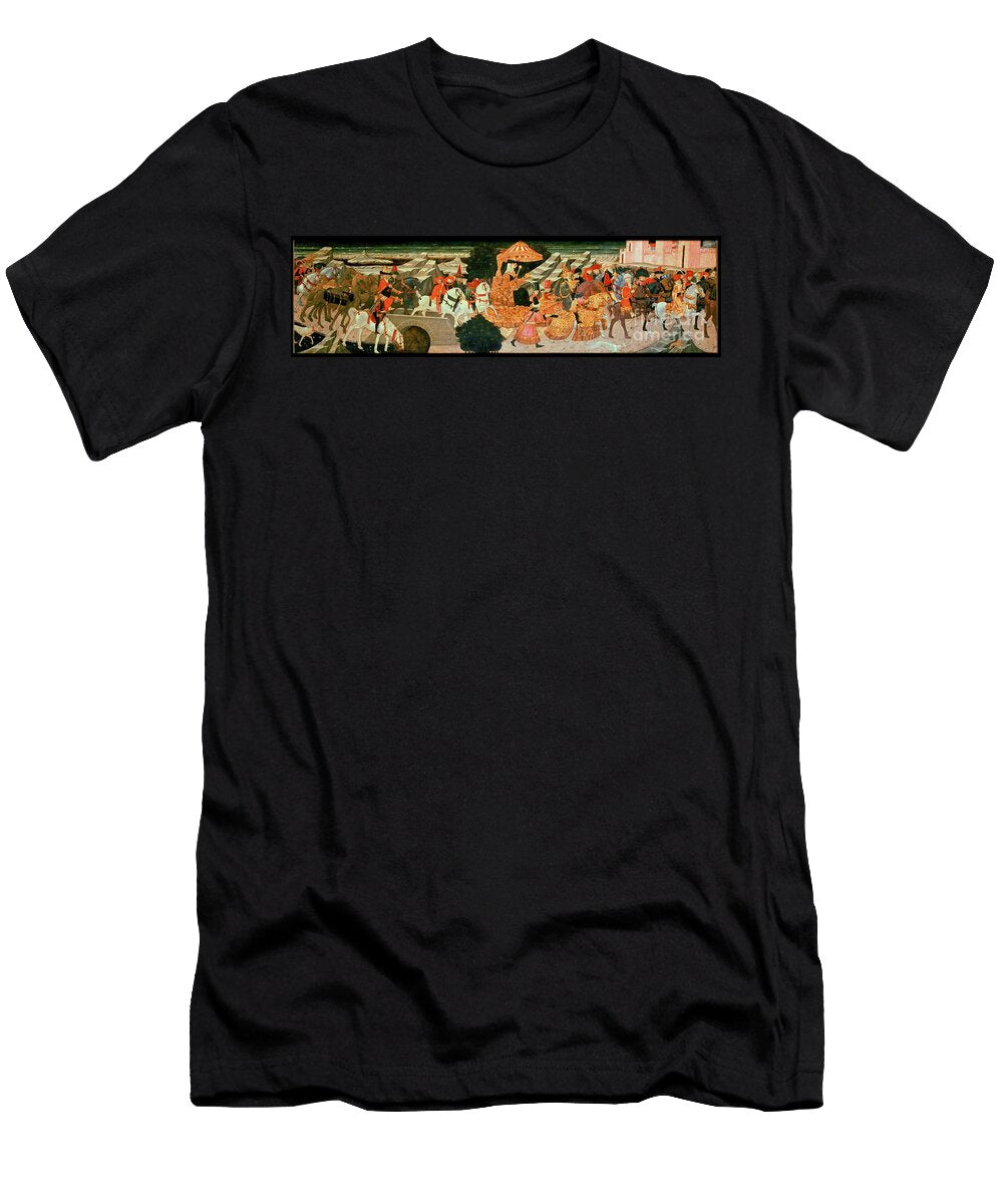 The Triumphal Procession of the Queen of Sheba Apollonio Di Giovanni Di Tommaso T-Shirt