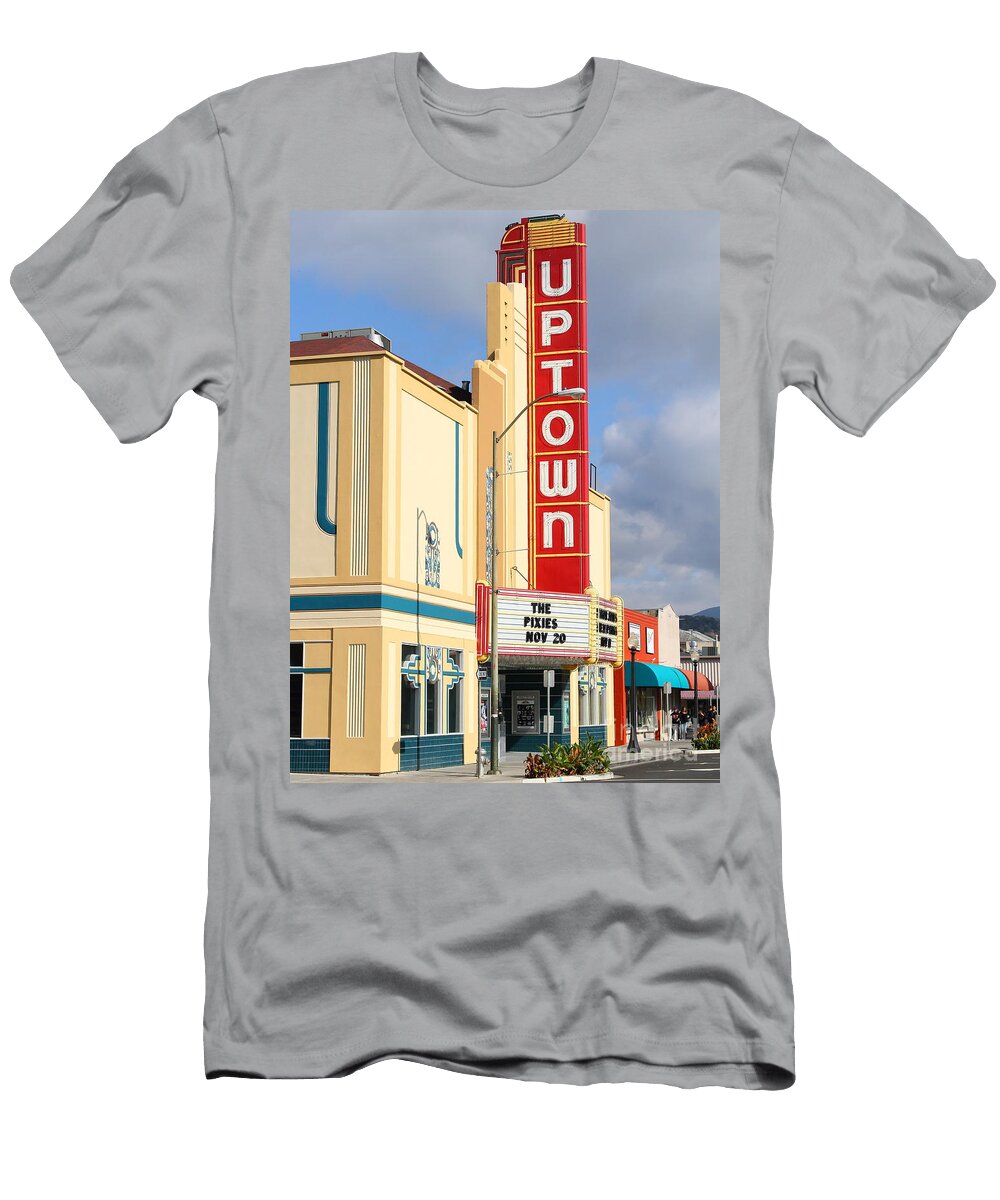 The Uptown Theater in Napa California Wine Country 7d8927 Wingsdomain Art and Photography T-Shirt