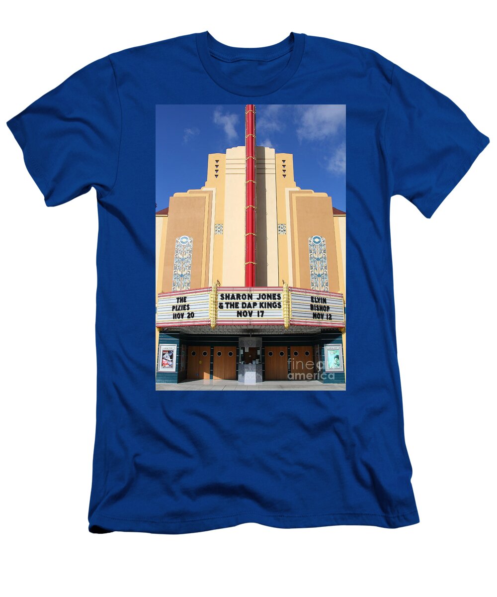 The Uptown Theater in Napa California Wine Country 7d8931 Wingsdomain Art and Photography T-Shirt