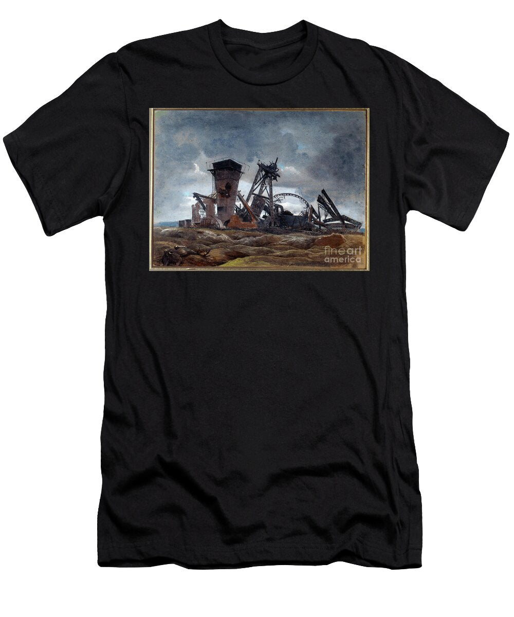 The Well of the Mine 1915 Watercolour Neville Stephen Lytton T-Shirt