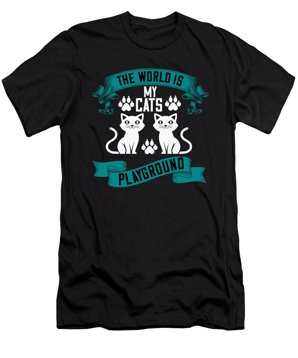 The World Is My Cats Playground Jacob Zelazny T-Shirt