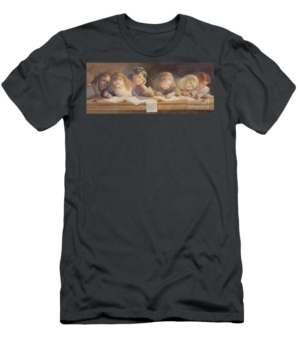 The Writing Lesson 1880 Louisa Anne Waterford T-Shirt