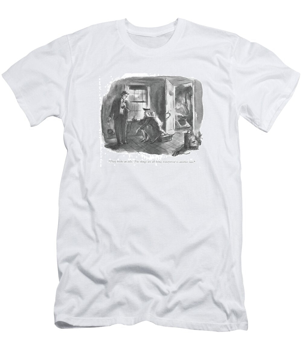 They Broke an Axle the Things Are All Perry Barlow T-Shirt