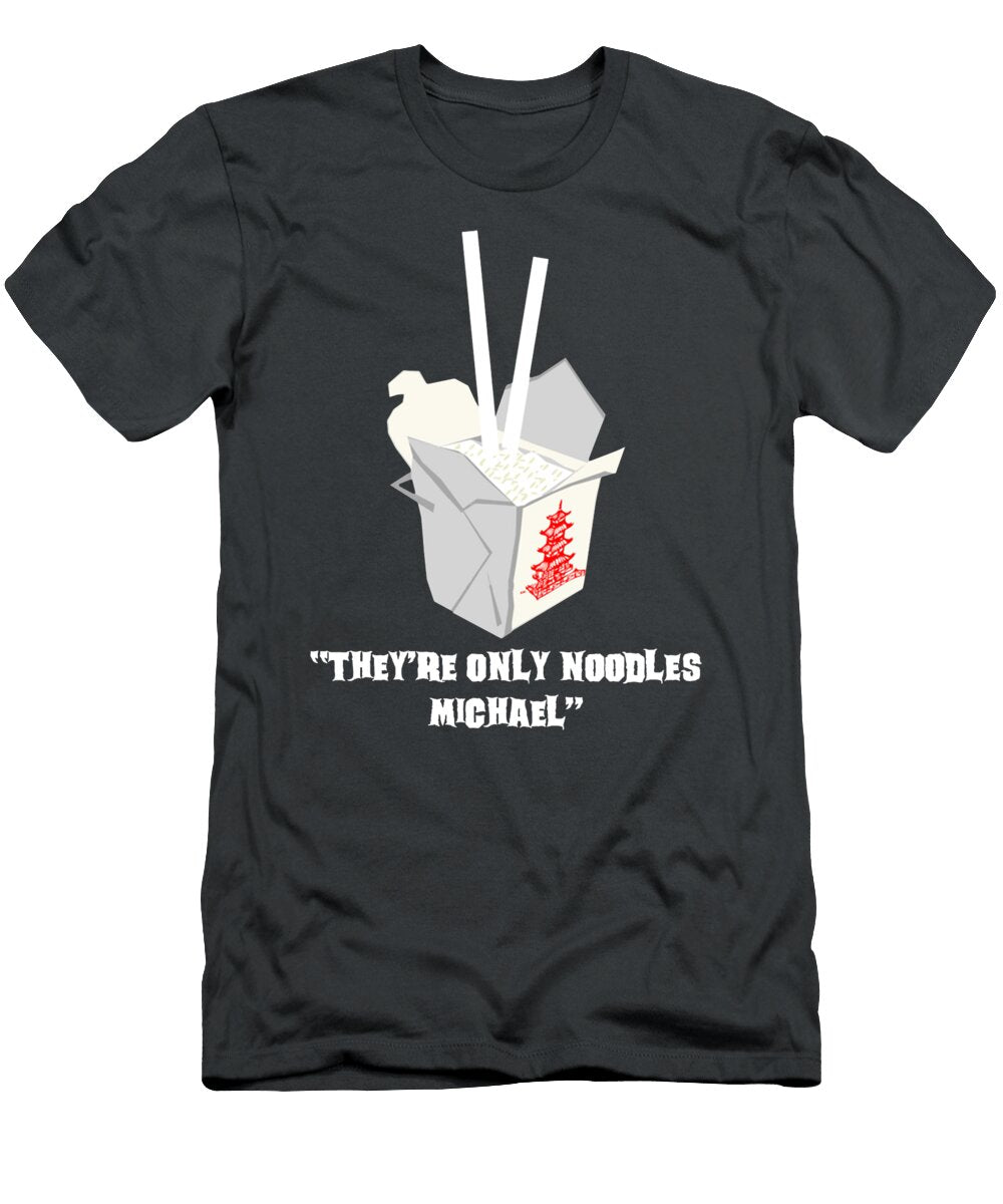 They Re Only Noodles Michael 22 Mens Graphic F Raoul Barnier T-Shirt