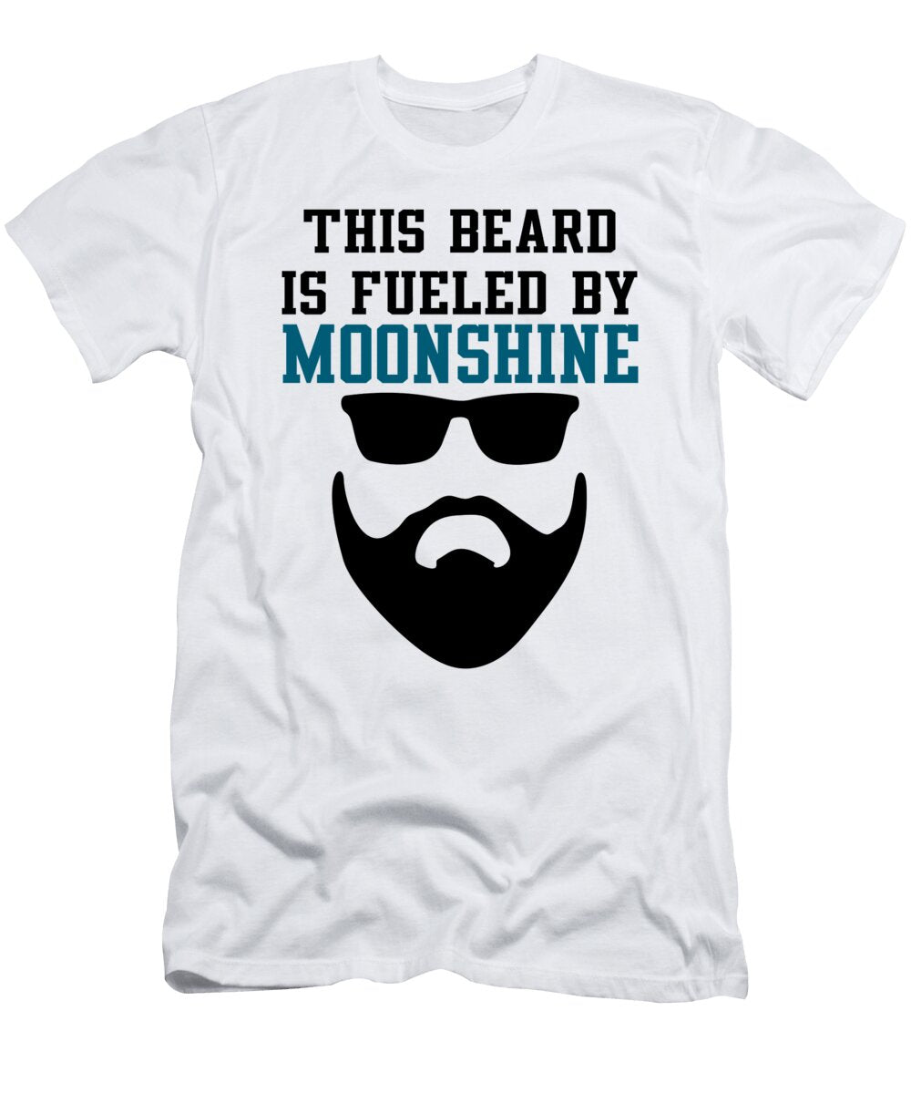 This Beard Is Fueled By Moonshine Jacob Zelazny T-Shirt