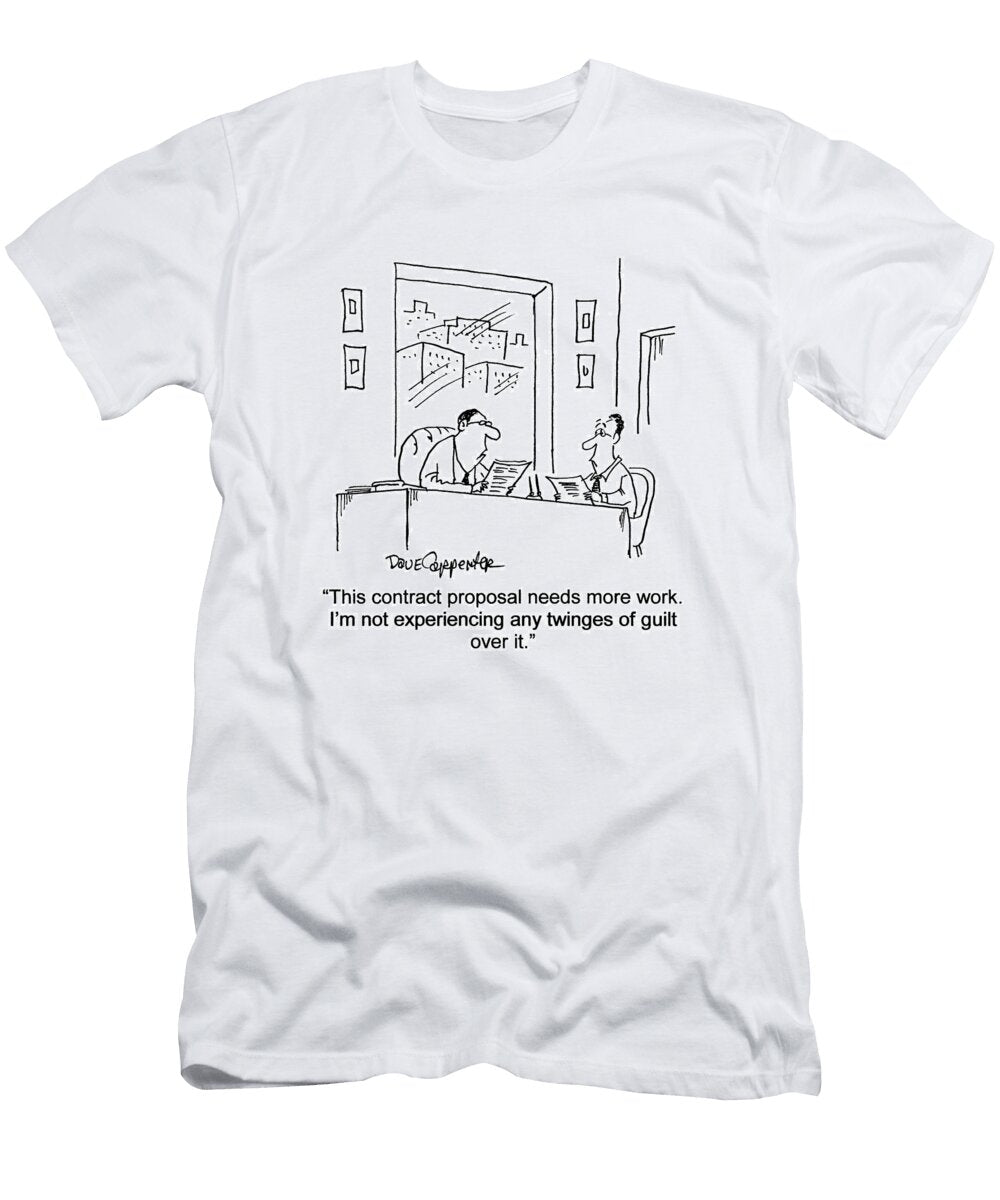 This Contract Proposal Needs More Work Im Dave Carpenter No Index T-Shirt