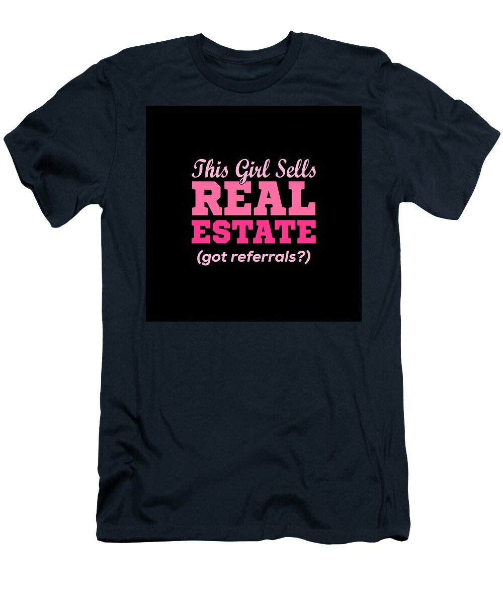 This Girl Sells Real Estate Licensed Art T-Shirt
