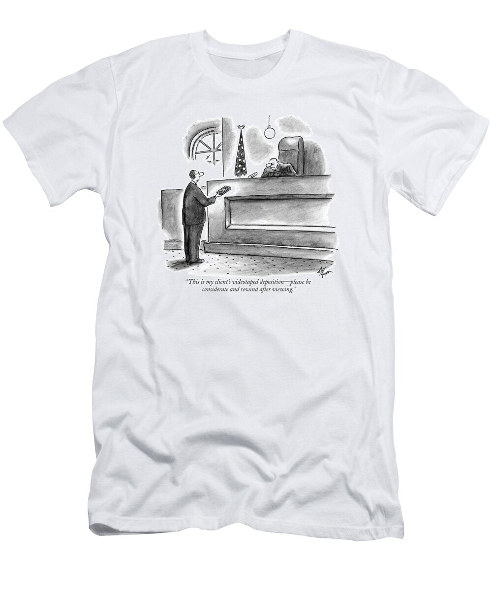 This Is My Clients Videotaped Deposition Frank Cotha T-Shirt