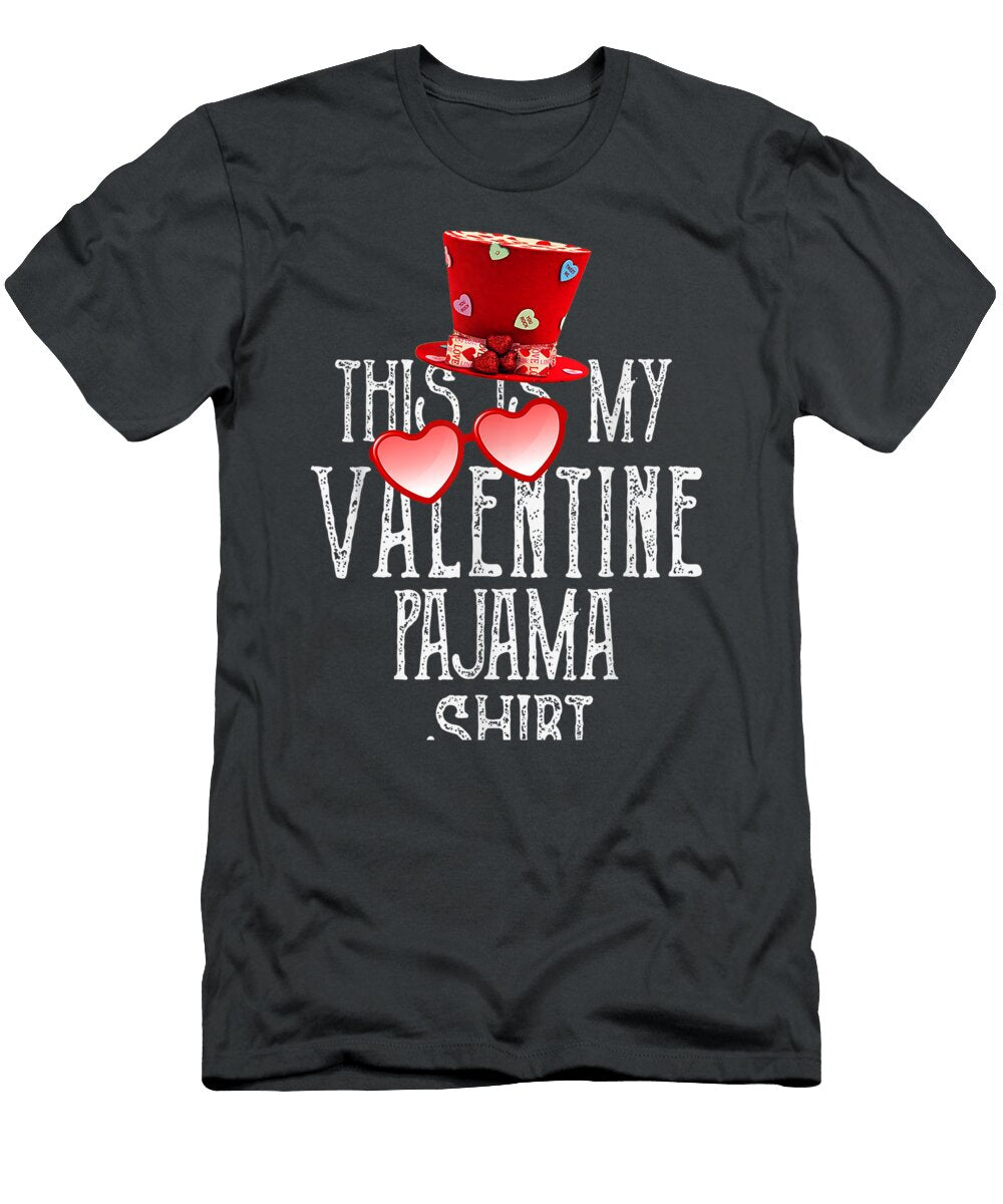 This Is My Valentine Pajama Funny Family Aniversary Matching Demic Mario T-Shirt