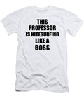 This Professor Is Kitesurfing Like a Boss Funny Gift Funny Gift Ideas T-Shirt