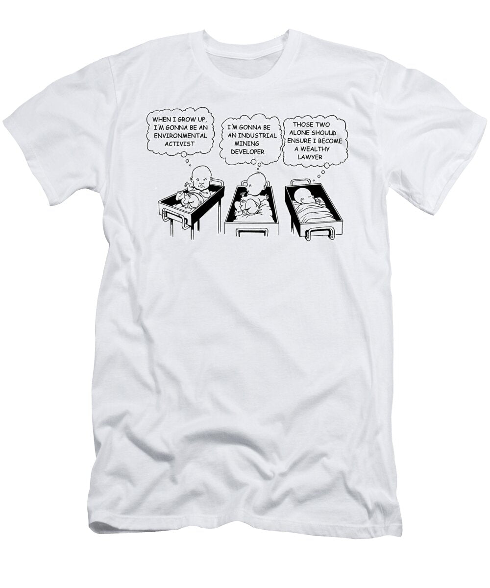 Those Two Alone Should Ensure I Become a Wealthy Lawyer Mark Lynch T-Shirt