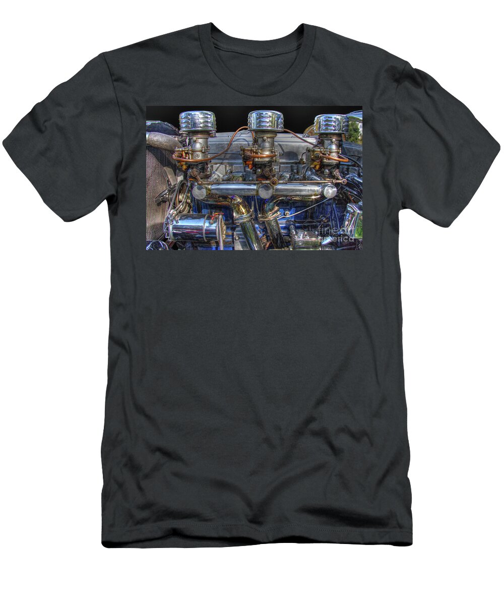 Three Carburetors Nick Gray T-Shirt