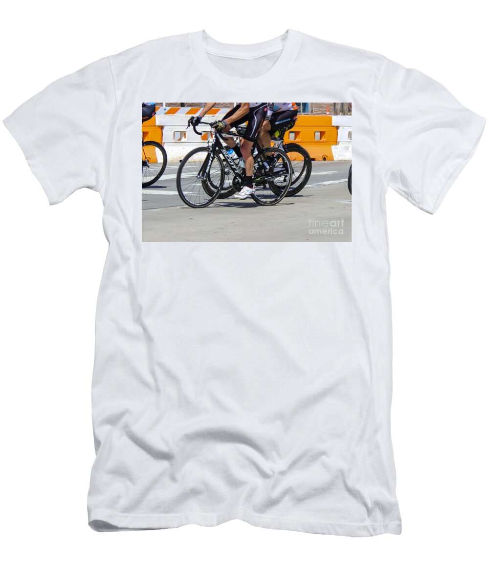 Three Cyclists Laura Deerwester T-Shirt