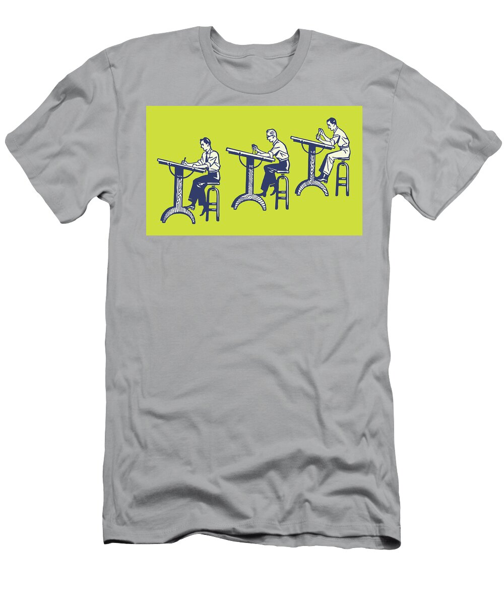 Three Draftsmen Csa Images T-Shirt