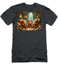 Three Exhausted Elves Sleeping After Christmas Party At Santas Workshop David Enders T-Shirt