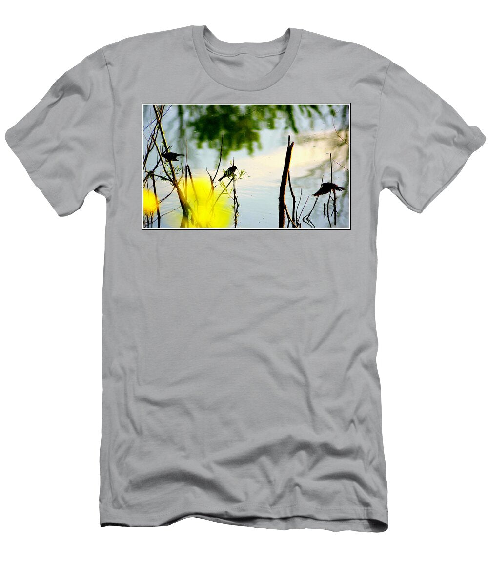 Three Flegdlings Waking Kathy Barney T-Shirt