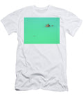 Three Paddleboards Float Away From Island in Diablo Lake in Nort Steven Heap T-Shirt