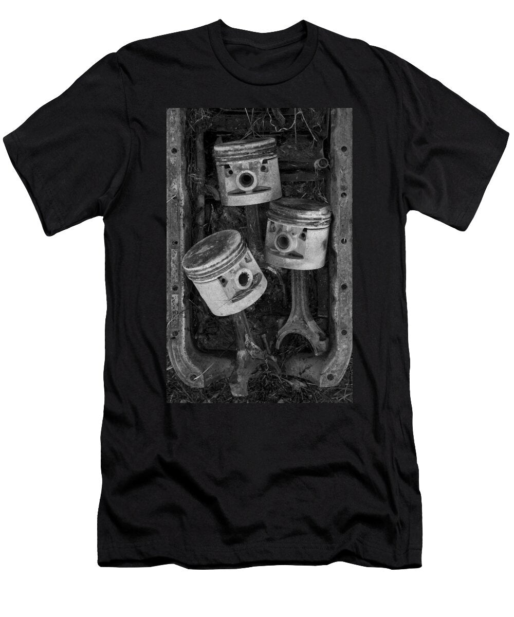 Three Pistons in a Pan Paul Derocker T-Shirt