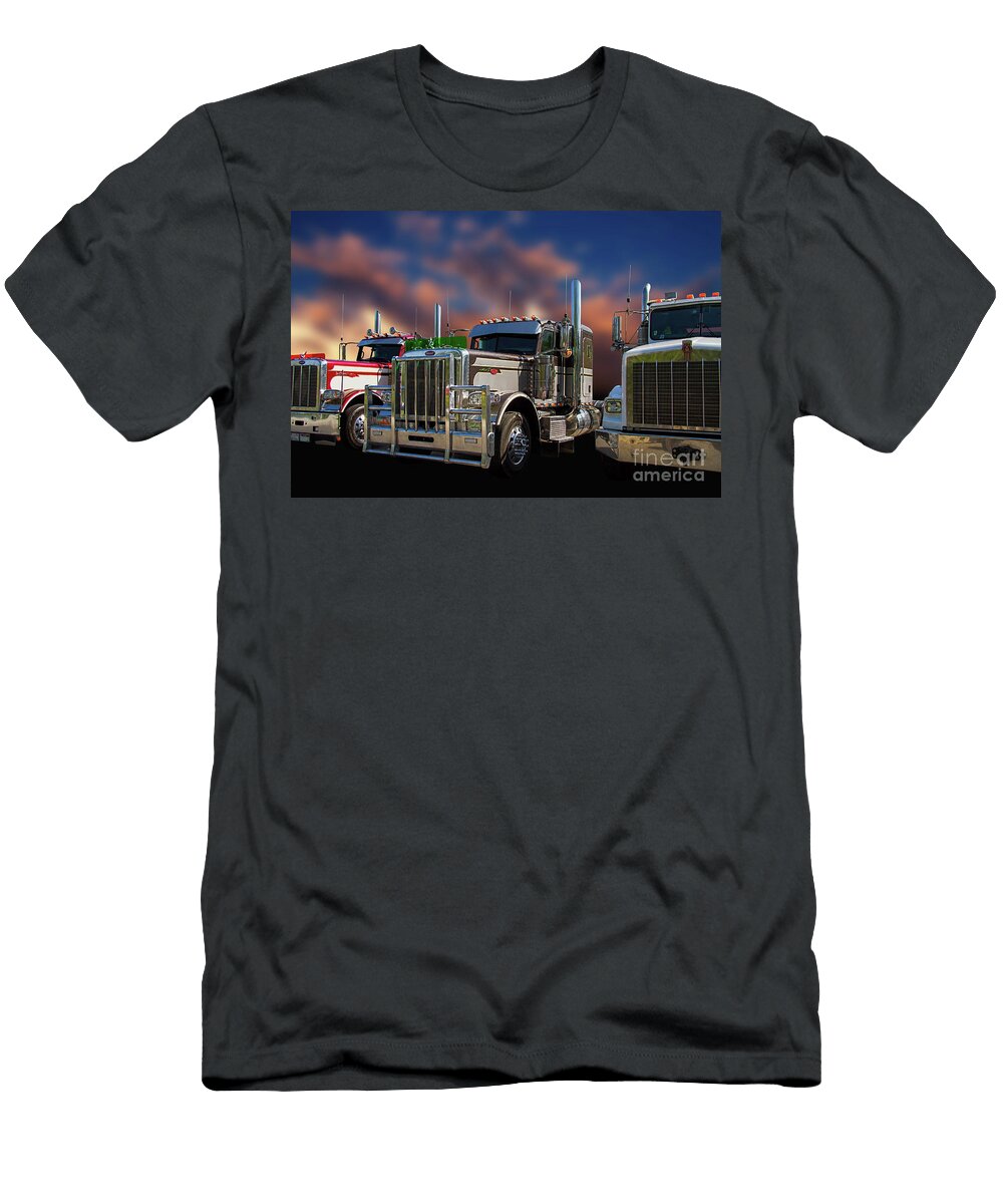 Three Semis in a Row Nick Gray T-Shirt