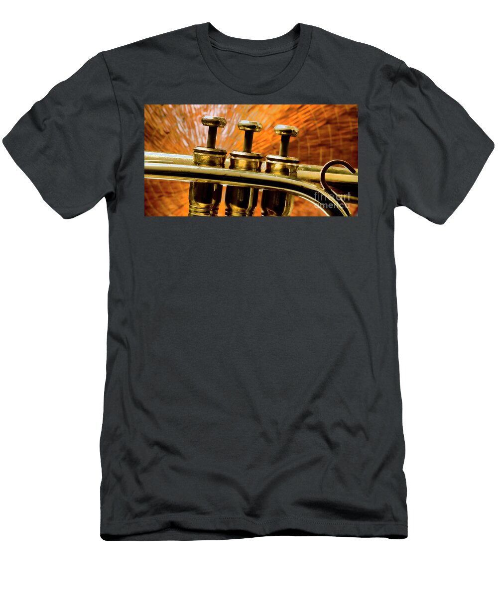 Three Trumpet Valves W Scott Mcgill T-Shirt