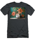 Threefold Charm on a Floral Afternoon Cindy Leaphart T-Shirt