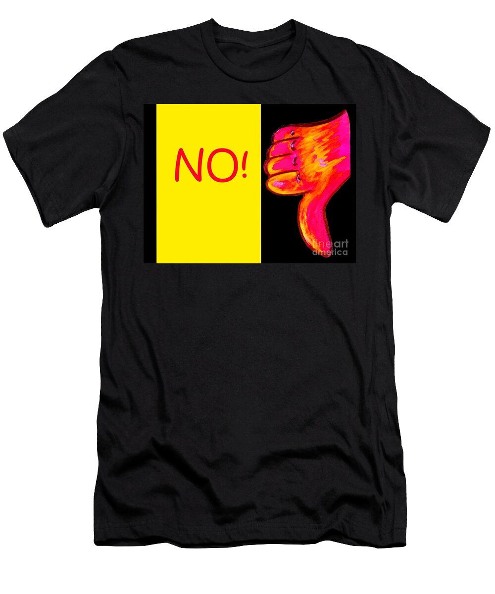 Thumbs Down No Eloise Schneider T-Shirt