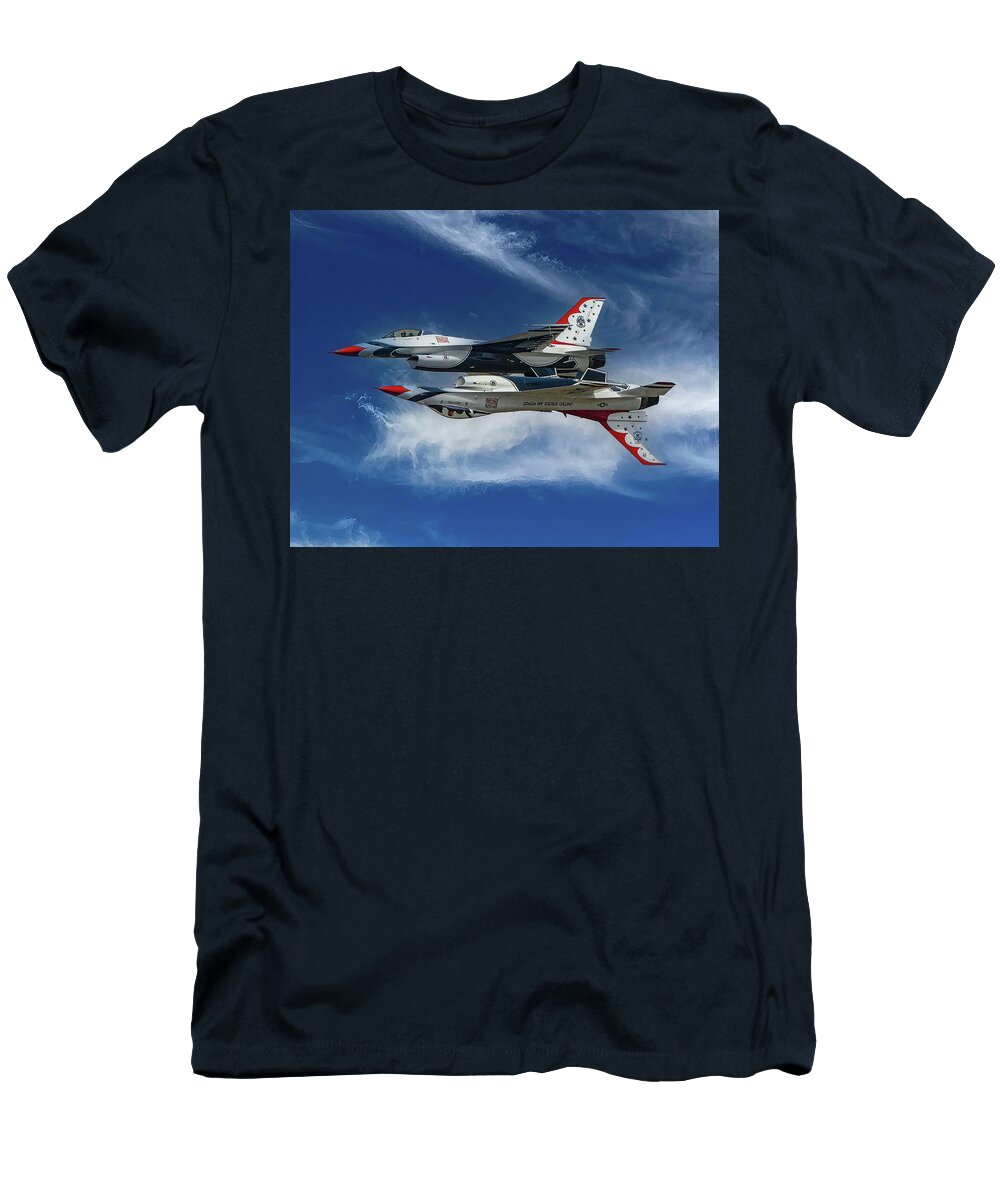 Thunderbirds in Flight Jeff Stallard T-Shirt