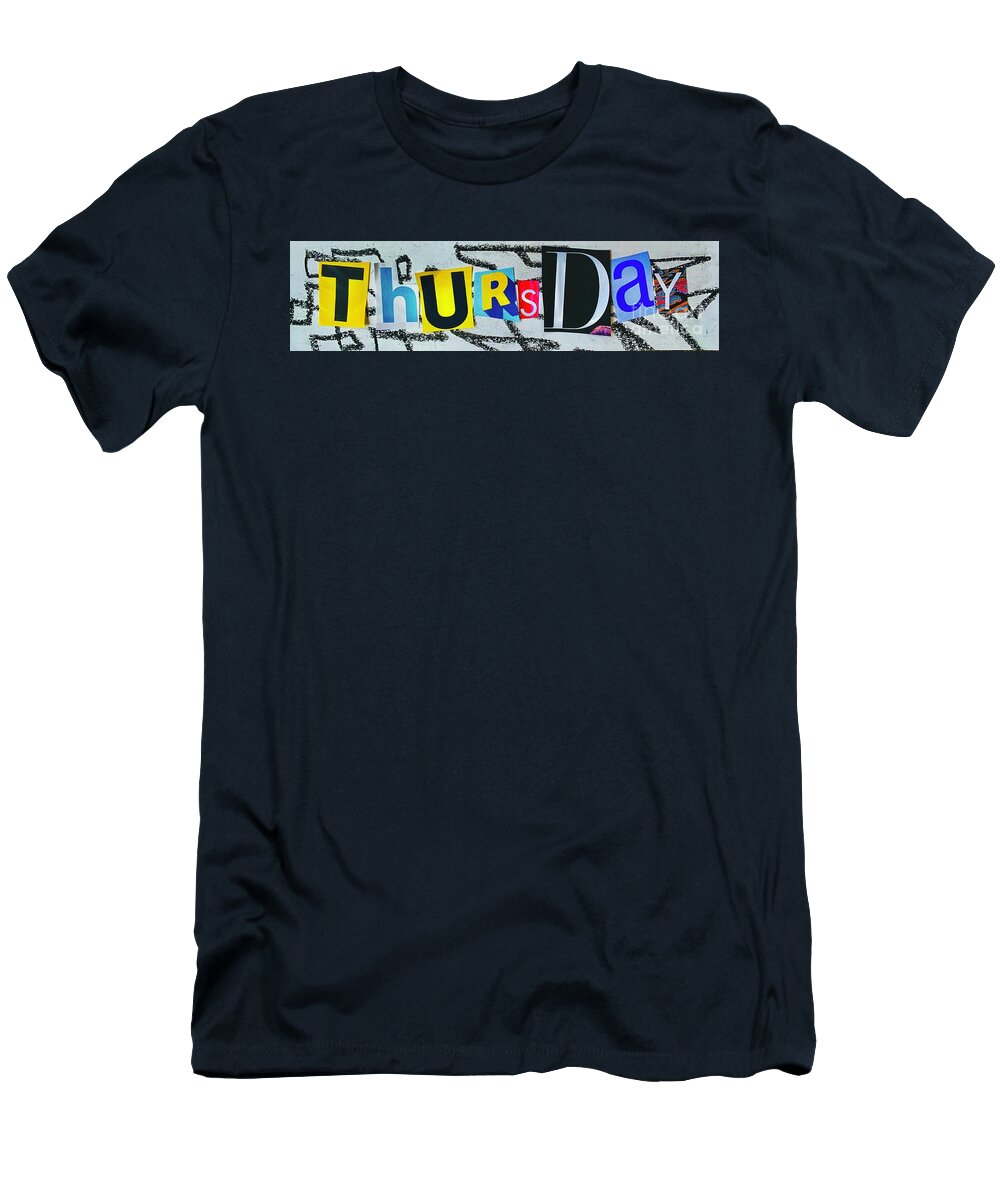 Thursday Face Mask Modern Art T-Shirt