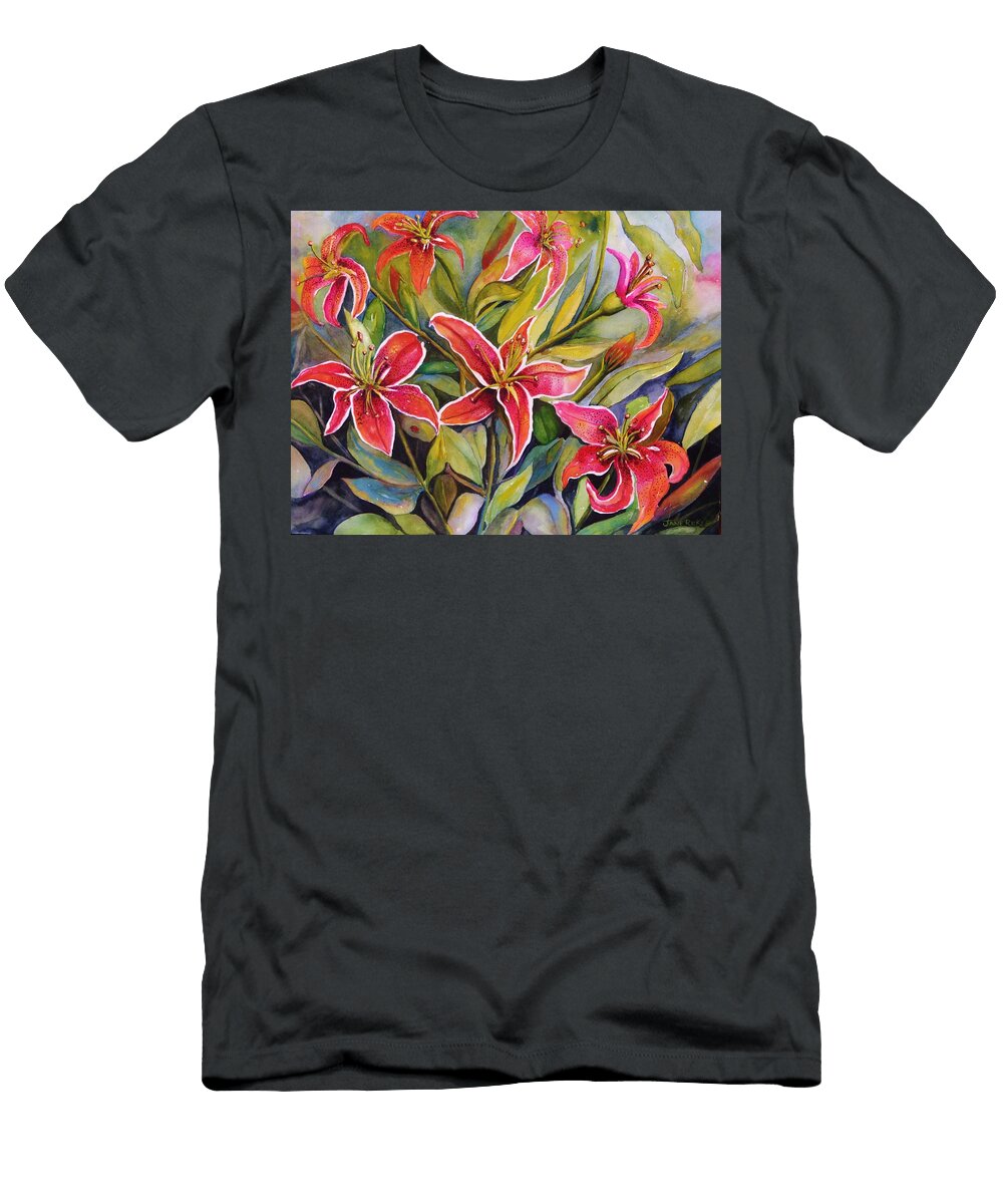 Tigers in My Garden Jane Ricker T-Shirt