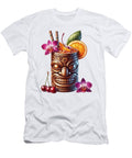 Tiki Cocktail with Flowers Shawn Goth T-Shirt