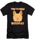 Time to Make Woofles Funny Dog Waffle Pun Jacob Zelazny T-Shirt