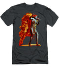 Tina Turner in Bob Mackies Flame Dress Oil on Velvet By Jorge Torrones Jorge Terrones T-Shirt