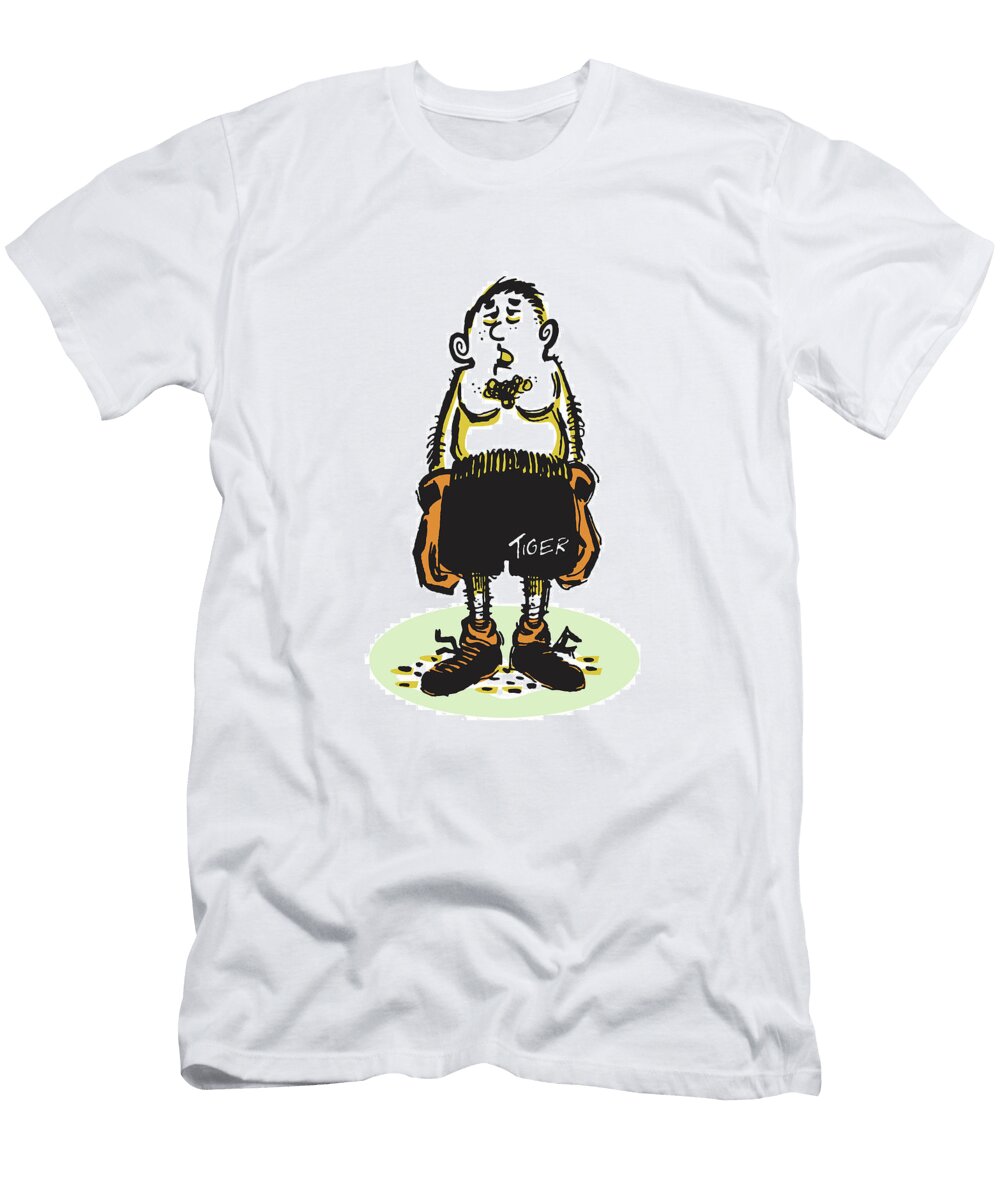 Tired Boxer Tiger Csa Images T-Shirt