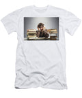 Tired Student Sitting Behind the Books Michal Bednarek T-Shirt