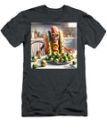 To Eat or Not to Eat the Hotdogs Vegetarian Dilemma Alberto Capitani T-Shirt