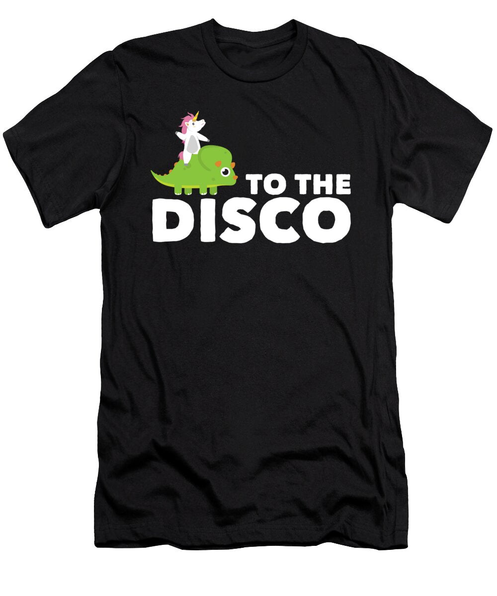 To the Disco Unicorn Noirty Designs T-Shirt