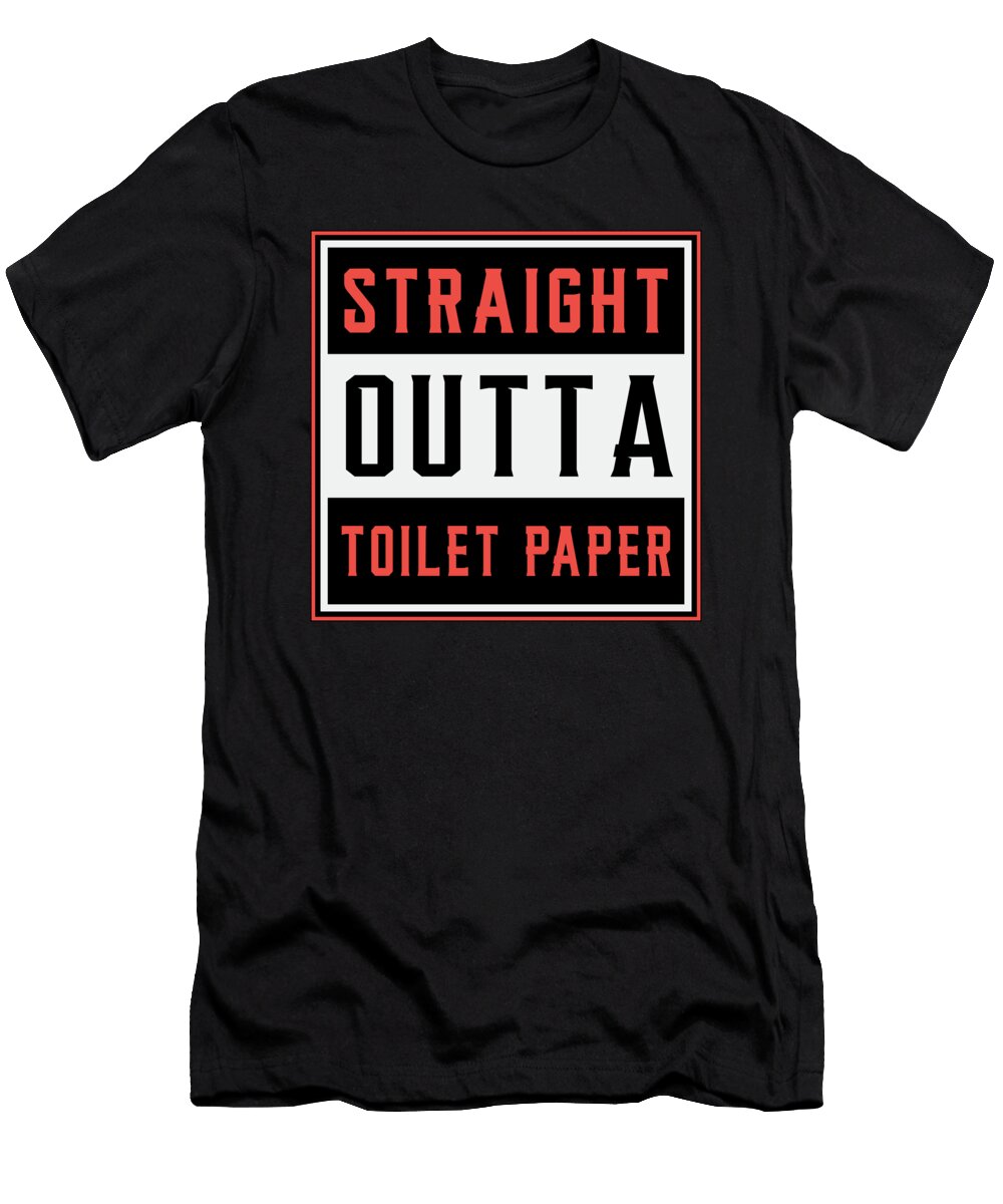 Toilet Paper Prepper Survival Bog Paper Gift Idea Tshirtconcepts Marvin Poppe T-Shirt
