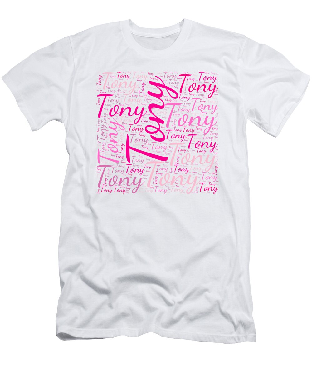 Tony Names Without Frontiers Vidddie Publyshd T-Shirt