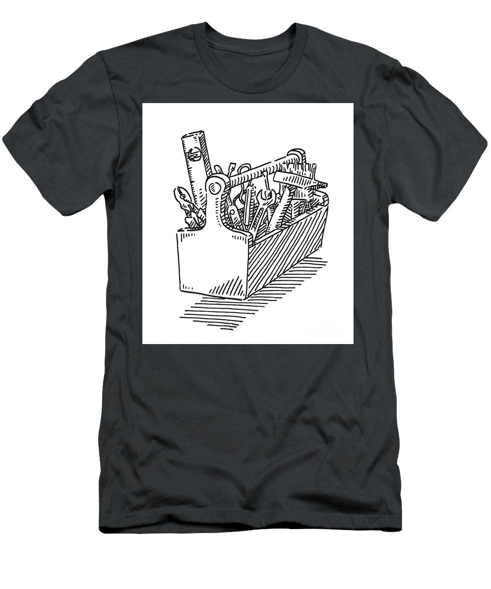 Toolbox Drawing Frank Ramspott T-Shirt