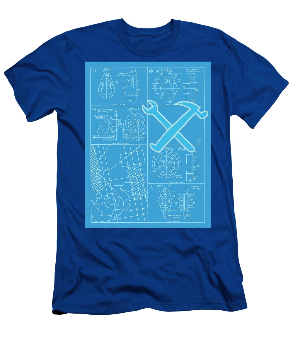 Tools and Blueprintn Csa Images T-Shirt