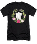 Tooth Teeth Flowers Dentist Dental Doctor Gift Thomas Larch T-Shirt