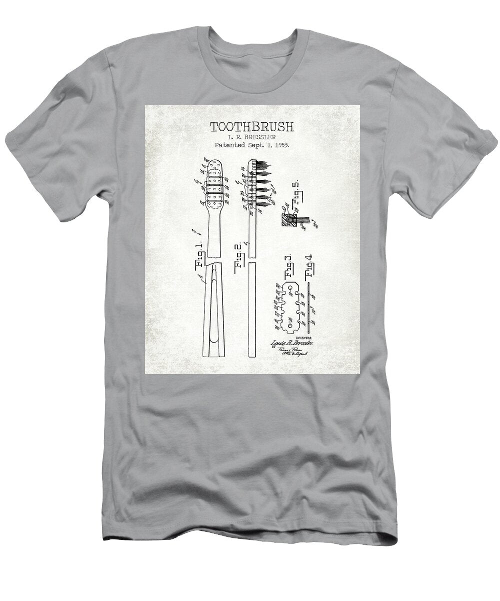 Toothbrush Old Patent Denny H T-Shirt
