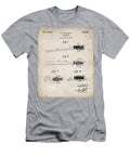 Toothbrush Patent Bathroom Art Antique Vintage Patent Press T-Shirt