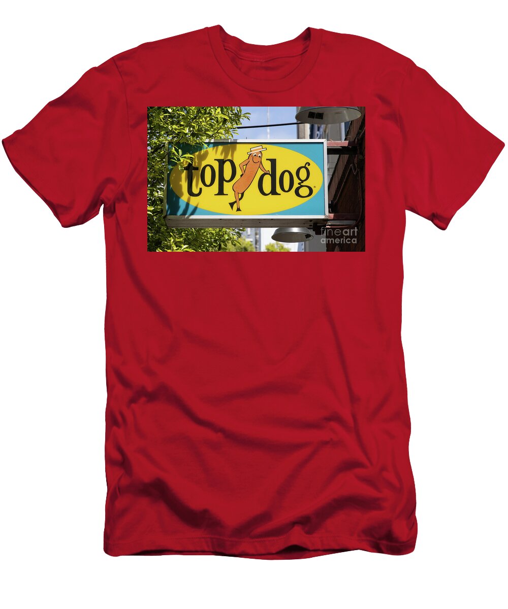Top Dog in Berkeley California R3580 Wingsdomain Art and Photography T-Shirt