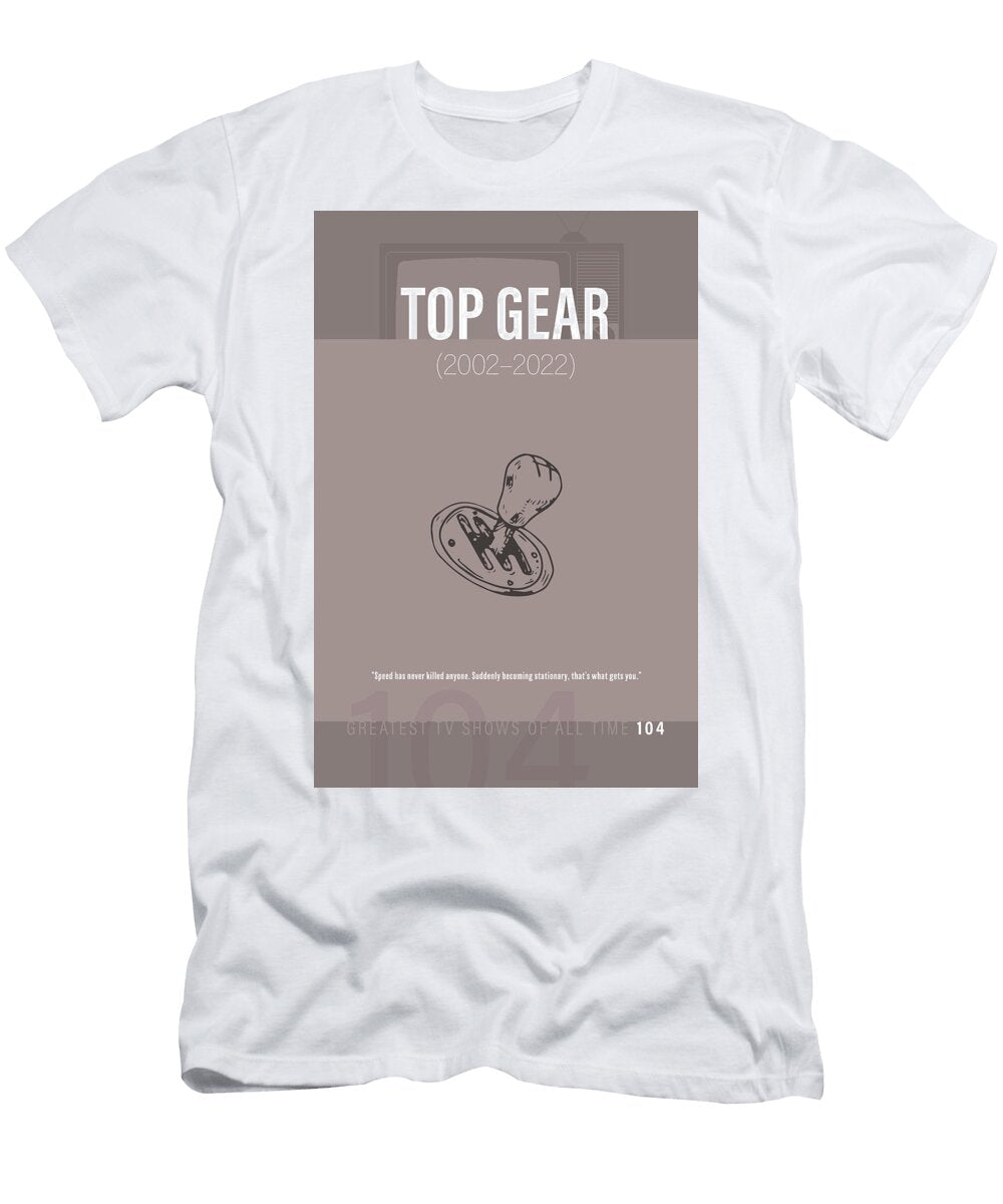 Top Gear Tv Series Minimalist Poster Design Turnpike T-Shirt