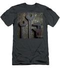 Top View of the Rusty and Old Wrenches Put on the Grunge Table Surface Bernard Jaubert T-Shirt
