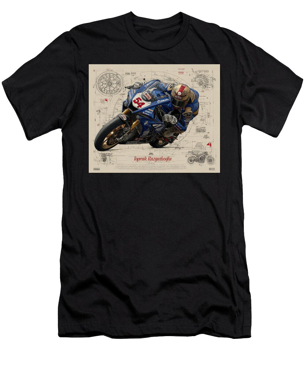 Toprak Razgatlioglu Racing Kevin Walker and Pixel Reverie T-Shirt