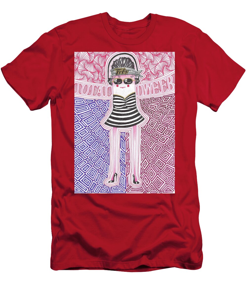 Total Dweeb Hotdog Princess Miranda Brouwer T-Shirt